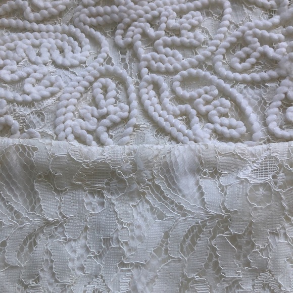 Lord & Taylor Design Lab Lace Dress Ivory Size Large NWT - Picture 11 of 15